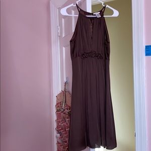 Long silk dress